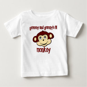 GrammyおよびGrampyのlil猿 ベビーTシャツ