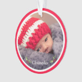 GrammyとGrampyの初めてのクリスマス – 写真 オーナメント (正面)
