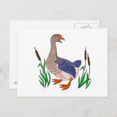 Grammyのガチョウ ポストカード (正面/裏面)