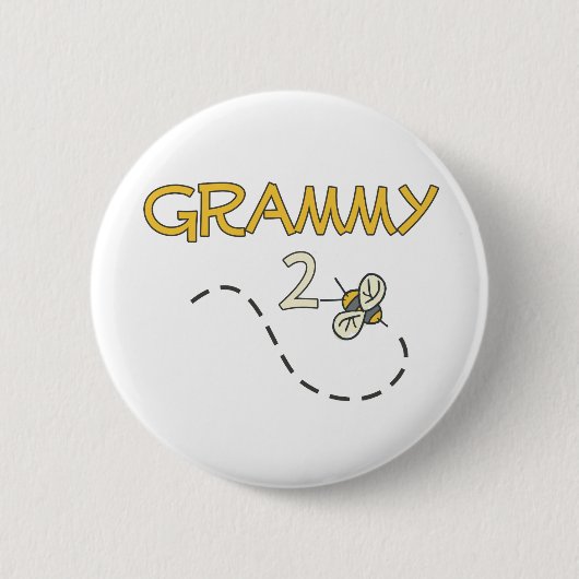Grammy 2の蜂 缶バッジ (正面)