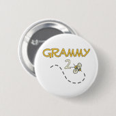 Grammy 2の蜂 缶バッジ (正面&裏面)