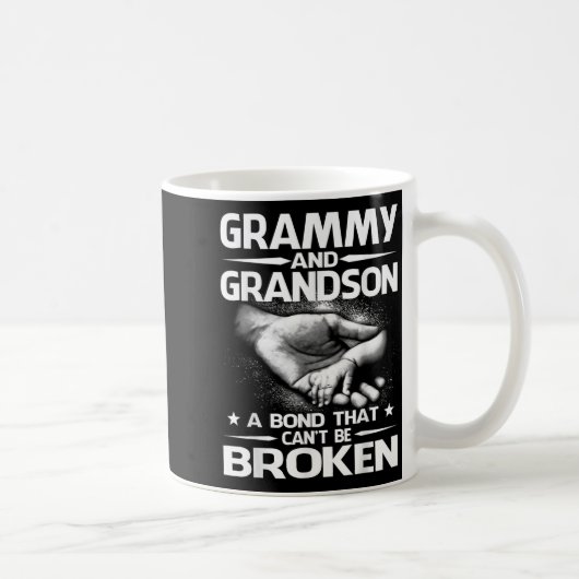 Grammy And Grandson A Bond That Can't Be Broken コーヒーマグカップ (右)