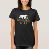 Grammy Bear Autism Awareness Gift Proud Autism Tシャツ (正面)