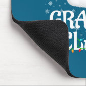 Grammy Claus Christmas Lights Santa Pajama Family  マウスパッド (コーナー)