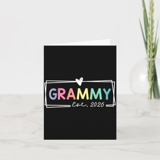 Grammy Est 2026 Promoted To Grandma 2026 For Grand カード (正面)