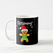 Grammy Gingerbread Family Matching Christmas Women コーヒーマグカップ (左)