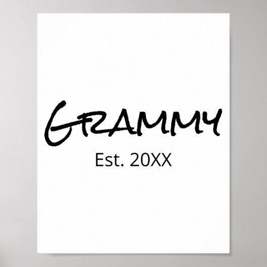 Grammy Nana Gigi Grandma Grandmother D  ポスター (正面)