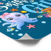 Grammy Of The Birthday Girl Sea Fish Ocean Aquariu ポスター (角)