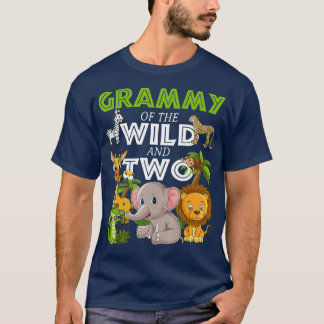 Grammy of the Wild Two Zoo Birthday Safari Tシャツ