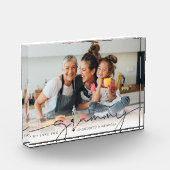 Grammy Script Overlay | We Love You フォトブロック (左)