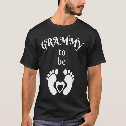 Grammy To Be Pregnancy Announcement for New Baby S Tシャツ (正面)