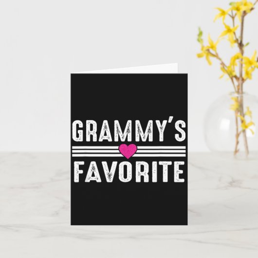 Grammy's Favorite  カード (黄色い花)