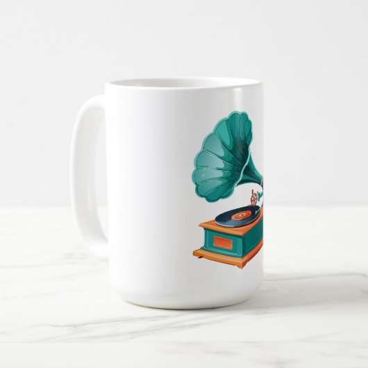 Gramophone コーヒーマグカップ (正面左)