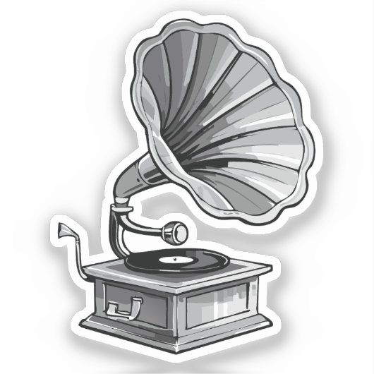 Gramophone シール (正面)
