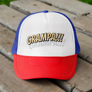 Grampa!!! モダンでシンプルなかっこいいコミック キャップ
