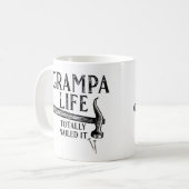 Grampa Life Nailed It! コーヒーマグカップ (正面左)