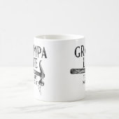 Grampa Life Nailed It! コーヒーマグカップ (中央)