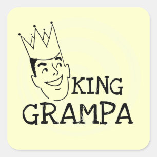Grampa T-shirtsおよびギフト王 スクエアシール