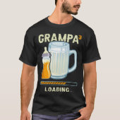 Grampa to be Future Grampa 3rd grandchild Tシャツ (正面)