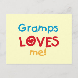Grampsが私のTシャツとギフトを愛する ポストカード