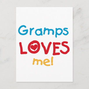 Grampsが私のTシャツとギフトを愛する ポストカード