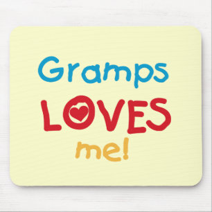 Grampsが私のTシャツとギフトを愛する マウスパッド