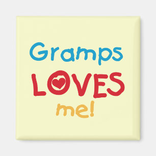 Grampsが私のTシャツとギフトを愛する マグネット
