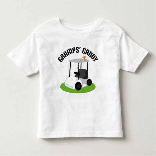 Grampsの容器(ゴルフ) トドラーTシャツ (正面)