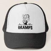 Grampsの微笑の新しいTシャツおよびギフト キャップ (正面)