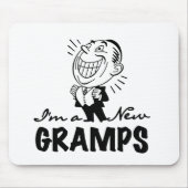 Grampsの微笑の新しいTシャツおよびギフト マウスパッド (正面)