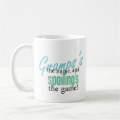 Grampsは名前およびゲームをだめにすることです コーヒーマグカップ (左)