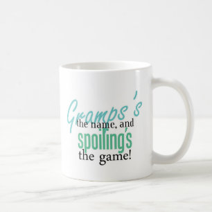Grampsは名前およびゲームをだめにすることです コーヒーマグカップ