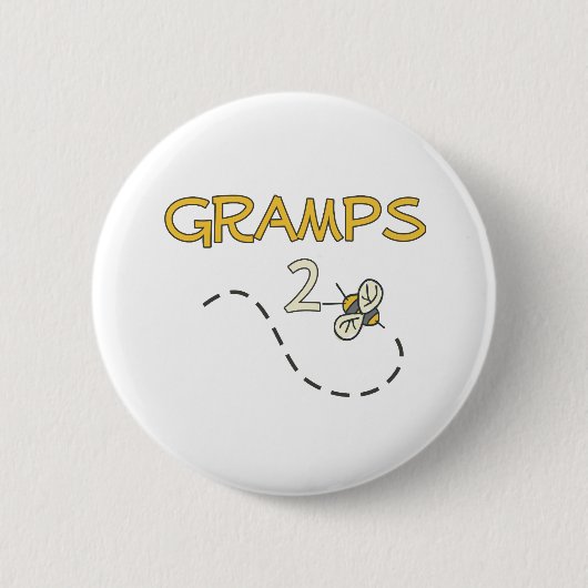 Gramps 2の蜂 缶バッジ (正面)