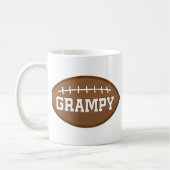 Grampyのフットボールのギフトのアイディア コーヒーマグカップ (左)