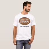 Grampyのフットボールのギフトのアイディア Tシャツ (正面フル)