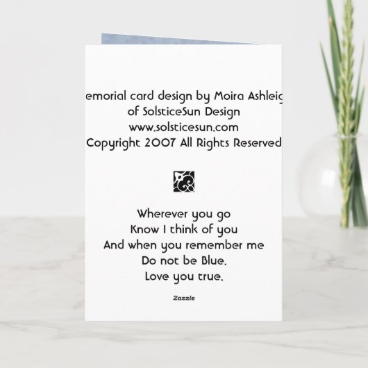 Grampyエドを記念して カード (裏面)