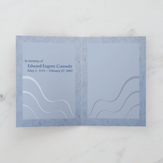 Grampyエドを記念して カード (内部)