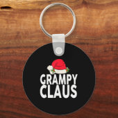 Grampy Claus Christmas Family Group Matching Pajam キーホルダー (正面)