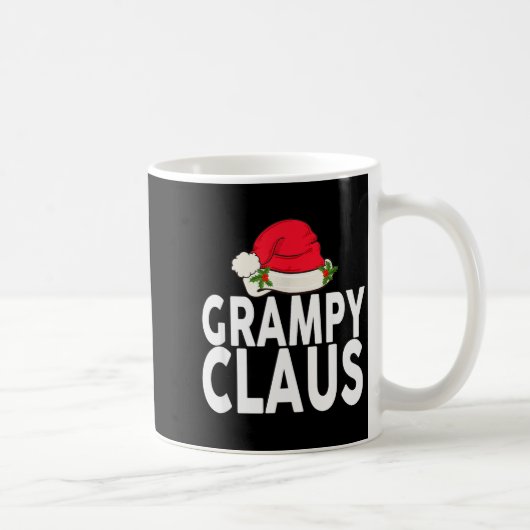 Grampy Claus Christmas Family Group Matching Pajam コーヒーマグカップ (右)