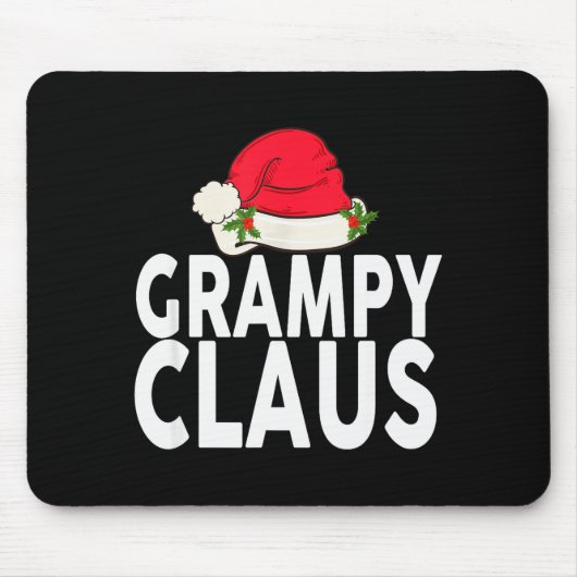 Grampy Claus Christmas Family Group Matching Pajam マウスパッド (正面)