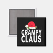 Grampy Claus Christmas Family Group Matching Pajam マグネット (正面/裏面)