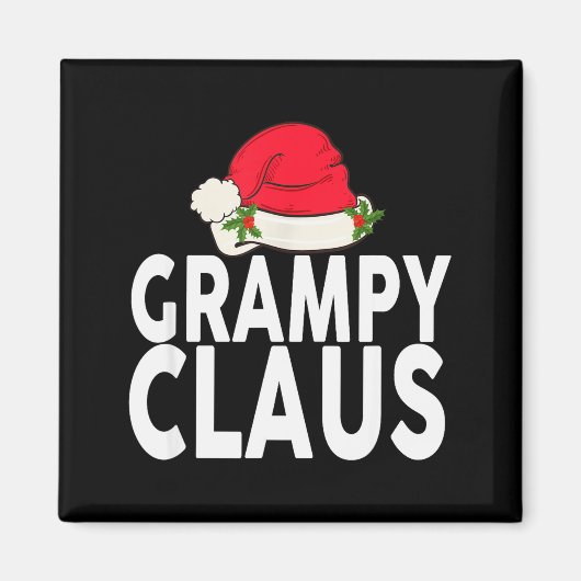 Grampy Claus Christmas Family Group Matching Pajam マグネット (正面)