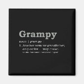 Grampy Design_ Funny Definition  マグネット (正面)