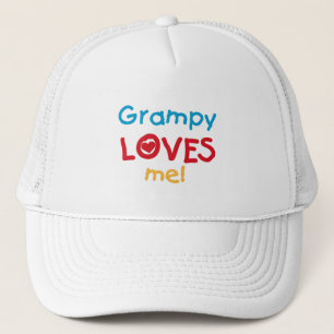 Grampy Loves Me Tシャツとギフト キャップ