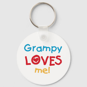 Grampy Loves Me Tシャツとギフト キーホルダー