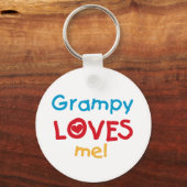 Grampy Loves Me Tシャツとギフト キーホルダー (正面)