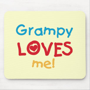 Grampy Loves Me Tシャツとギフト マウスパッド