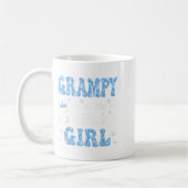 Grampy Of The Birthday Girl Snowflakes Winter Chri コーヒーマグカップ (左)