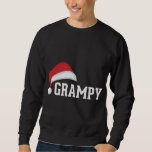 Grampy - Santa Hat Grandparent Christmas Holiday G スウェットシャツ<br><div class="desc">Grampy - Santa Hat Grandparent Christmas Holiday Grandpa</div>