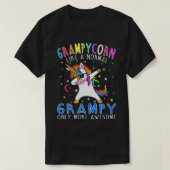 grampycorn Like A grampy Only Awesome Dabbing Unic Tシャツ (デザイン正面)
